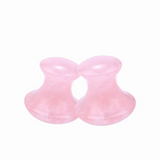 Rózsakvarc masszírozó gomba 2db